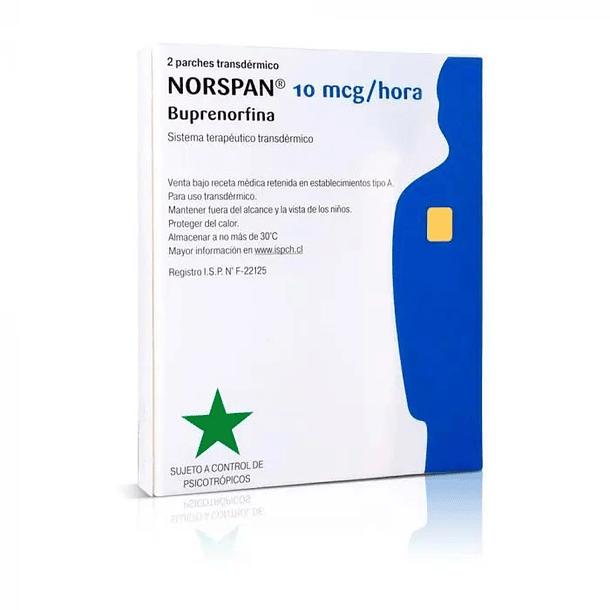 Norspan 10Mcg/hora x 2 Parches 