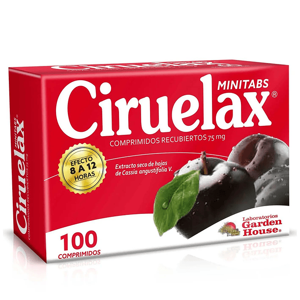 Ciruelax  Mini-Tabletas 75 mg x  100 Comprimidos 