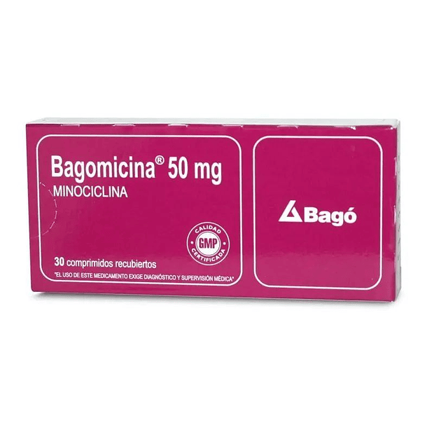 Bagomicina 50  mg x 30 Comprimidos 