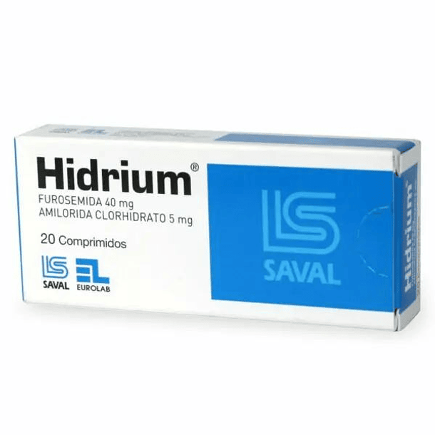 Hidrium 40 mg/5 mg x 20 Comprimidos 