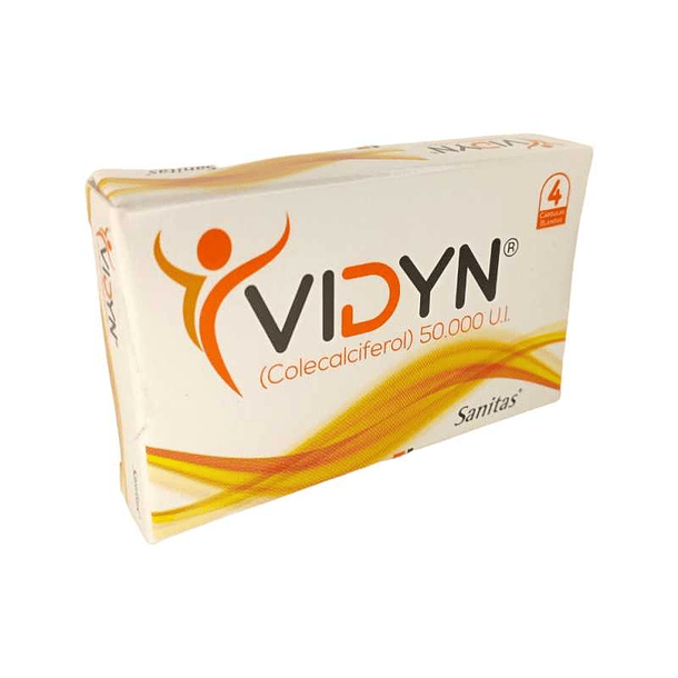 Vidyn 50000 UI x 4 Cápsulas 