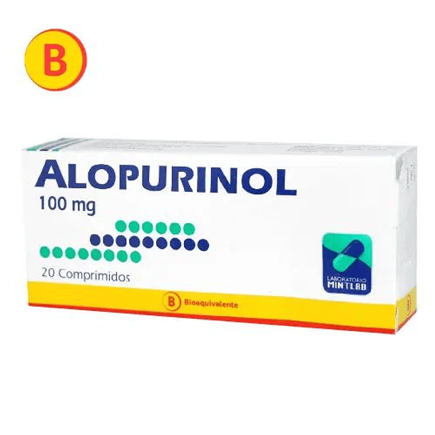 Alopurinol 100 mg x 20 Comprimidos 