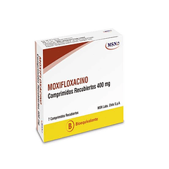 Moxifloxacino 400 mg x 10 Comprimidos