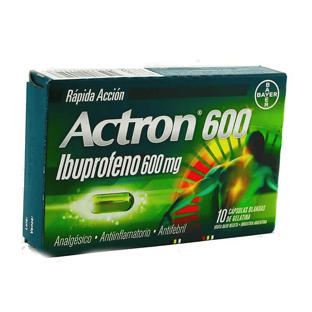 Actron 600 mg x 20 Cápsulas 