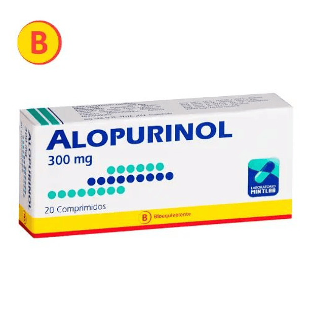 Alopurinol 300 mg x 20 Comprimidos 