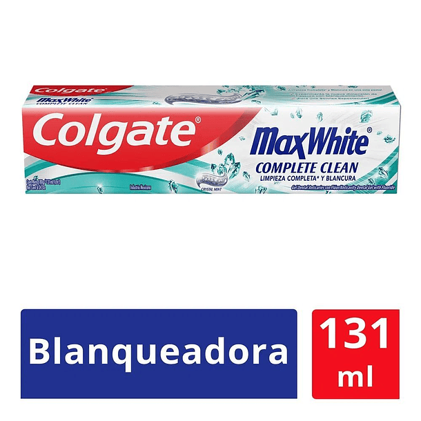 Colgate Max white Complete Clean x 180 G Pasta Dental  