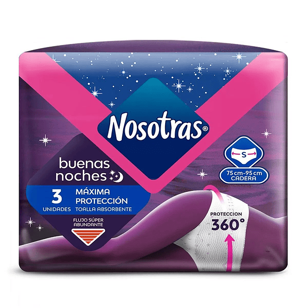 Nosotras Calzón Talla S x 3 