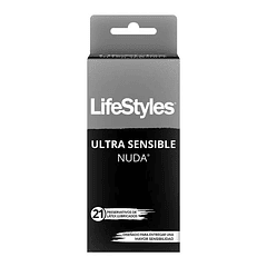 Lifestyles Nuda Ultra Sensible x 21 Unidades