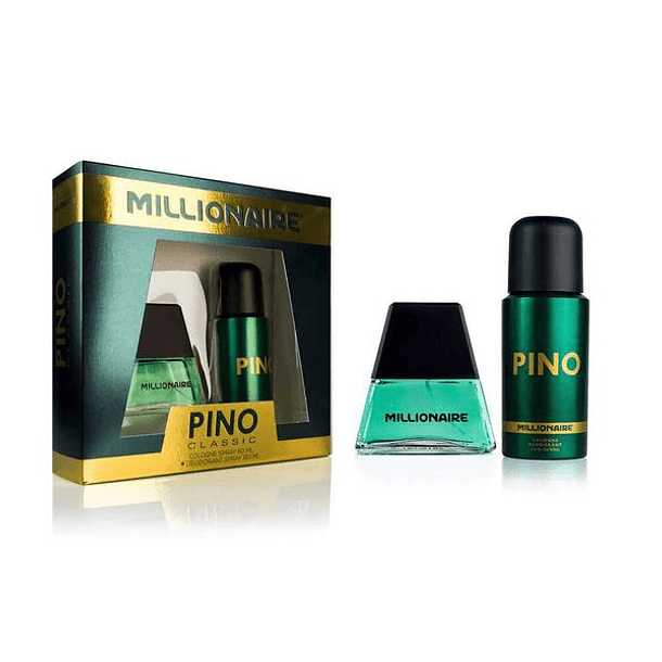 Pack Pino Classic Millionaire Colonia + Desodorante Spray 