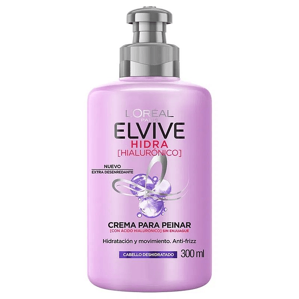 Elvive Hidra Ácido Hialuronico x 370 ml Crema para Peinar  