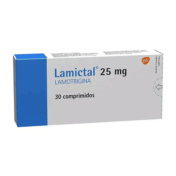 Lamictal 25 mg x 30 Comprimidos 