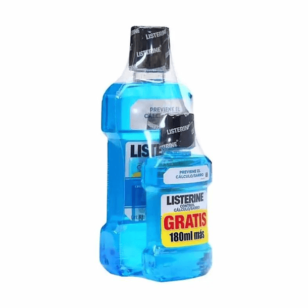 Pack Listerine  Control Sarro 500 ml+180 ml 