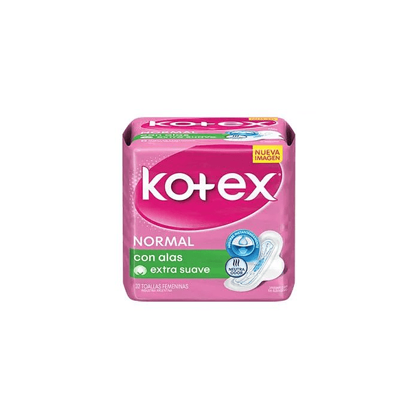 Kotex  Normal Ex tra Suave x 32 Unidades 