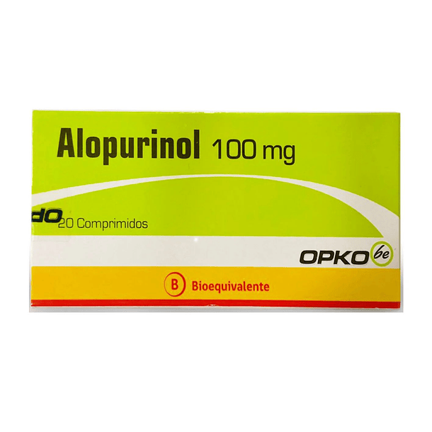 Alopurinol 100 mg x 20 Comprimidos 