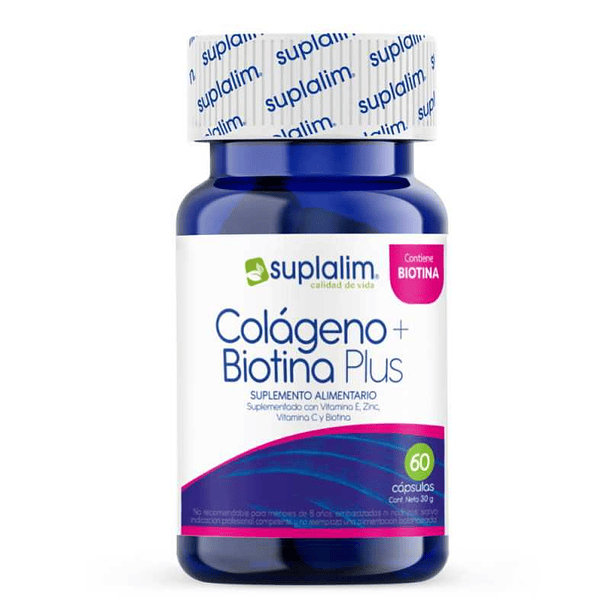 Colágeno + Biotina Plus x 60 Cápsulas 