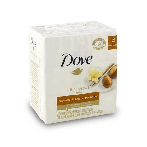 Dove Karité x 3 Unidades Jabón Barra 