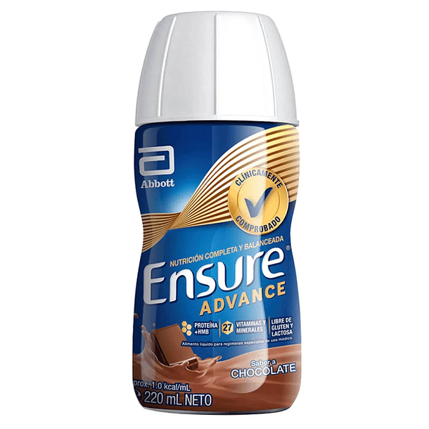 Ensure Advance x 220 ml Sabor Chocolate 