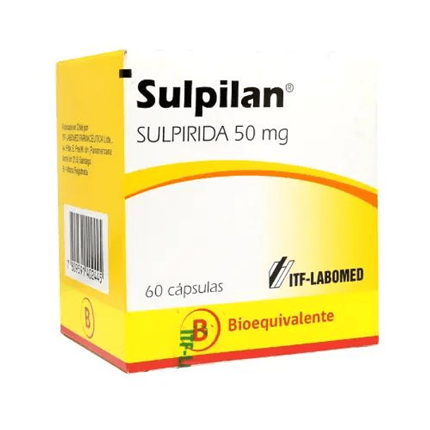 Sulpilan 50 mg x 60 Cápsulas 