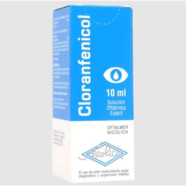 Cloranfenicol 0.5% x 10 ml Solución Oftálmica 