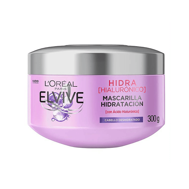 Elvive Hidra Hialuronico Mascarilla para Cabello x 300G 