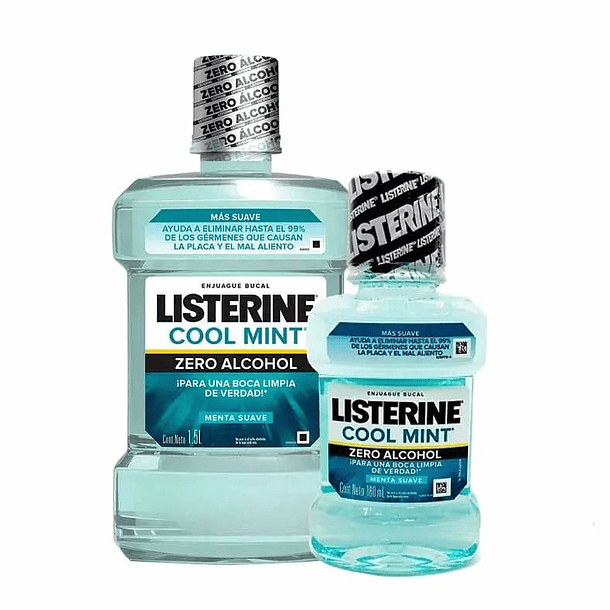 Pack Listerine Zero Alcohol 500 ml+250 ml 
