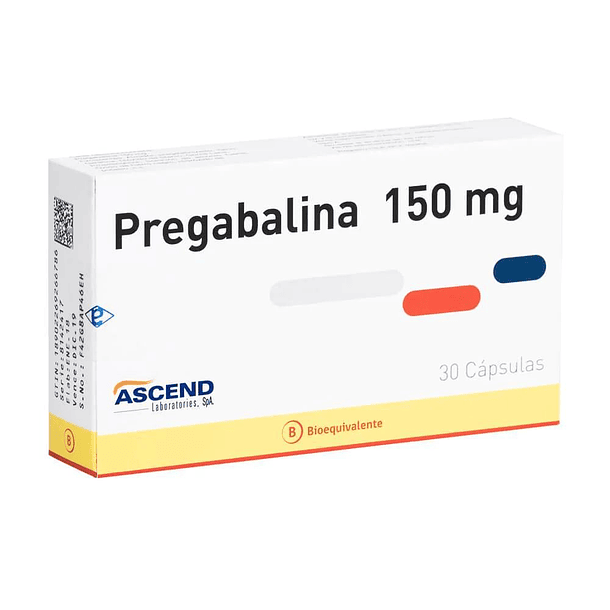 Pregabalina 150 mg x 30 Cápsulas 
