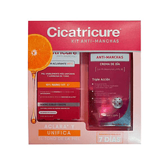 Cicatricure Kit Antimanchas Serum Aclarante Vitamina C 30 ml+Crema Día