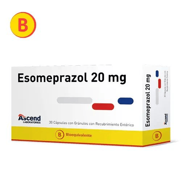 Esomeprazol 20 mg x 30 Cápsulas 