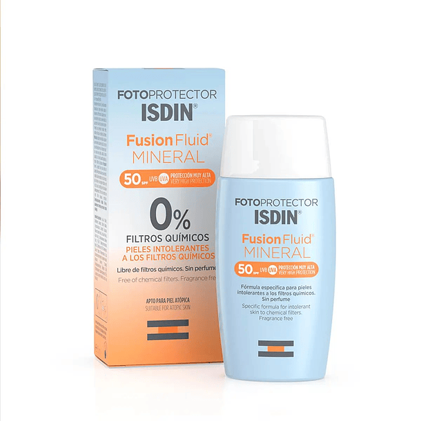 Isdin Fotoprotector Fusion Fluid Mineral 50Spf x 50 ml 