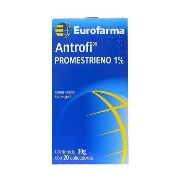 Antrofi 1 % x 20 Aplicaciones Crema Vaginal 30   gr 