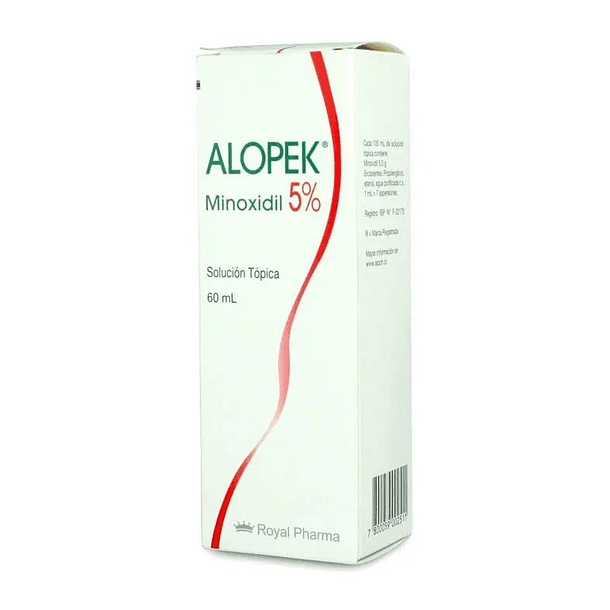 Alopek 5% x 60 ml Solución Tópica 