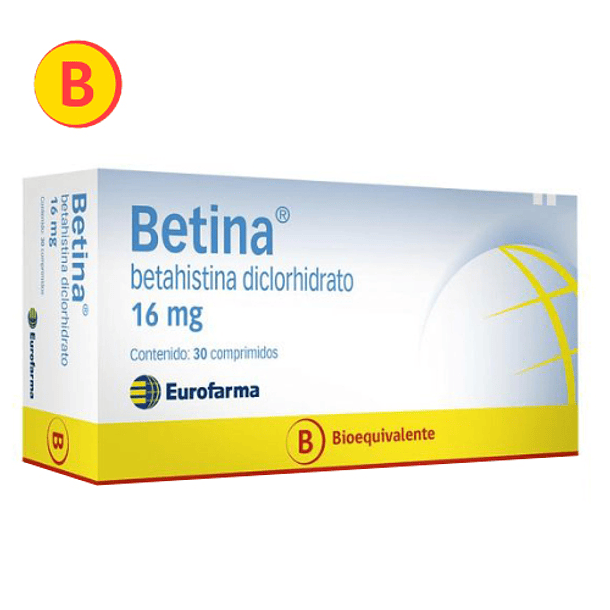 Betina 16 mg x 30 Comprimidos 