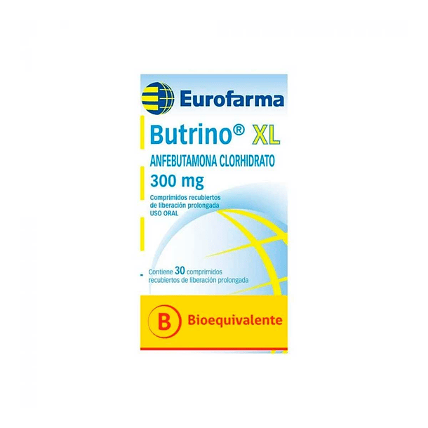 Butrino x l 300 mg x 30 Comprimidos Liberación Prolongada 