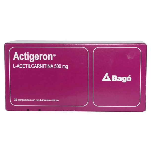 Actigeron 500 mg x 30 Comprimidos 