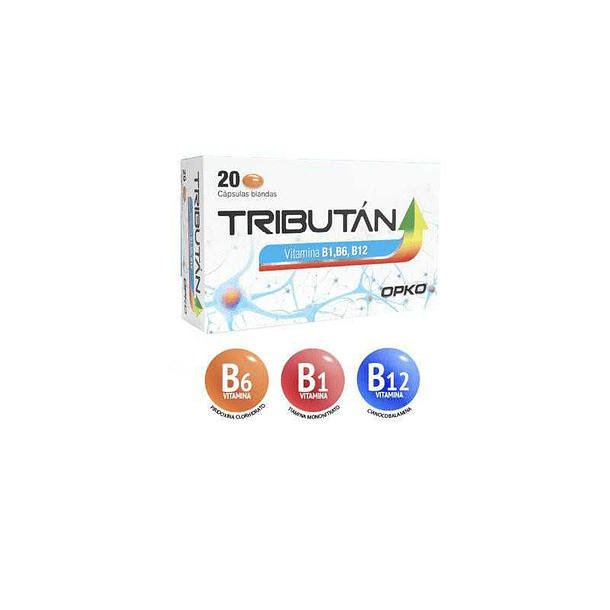 Tributan B1,B6, B12 x 20 Cápsulas Blandas 