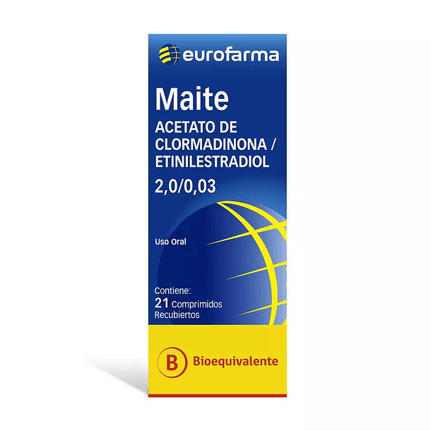 Maite 2 mg/0,03 mg x 21 Comprimidos 