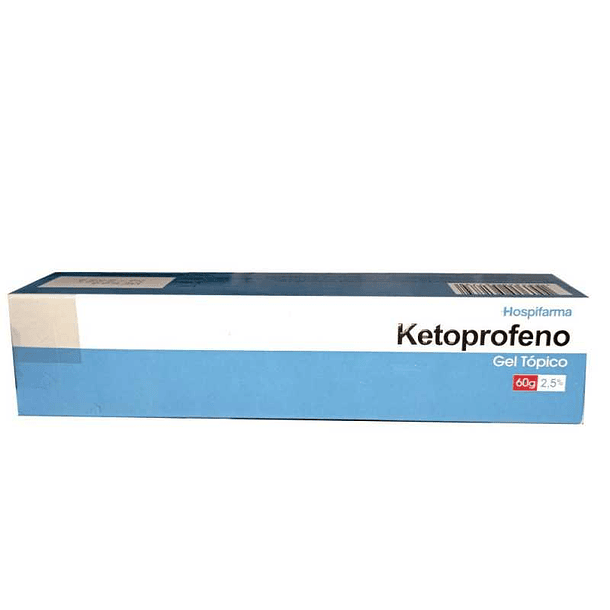 Ketoprofeno 2.5% x 60G Gel Tópica 