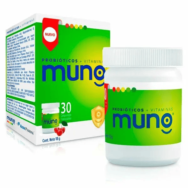 Muno x 30 Comprimidos Masticables 