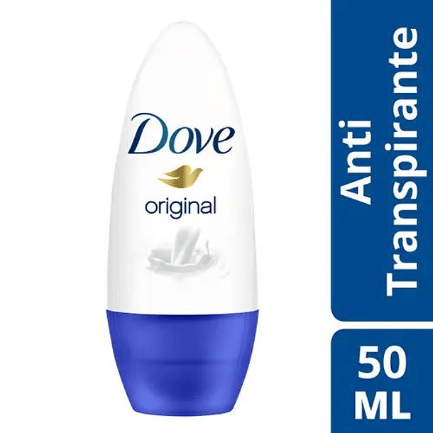 Dove Original Mujer x 50 ml Desodorante Roll-On 