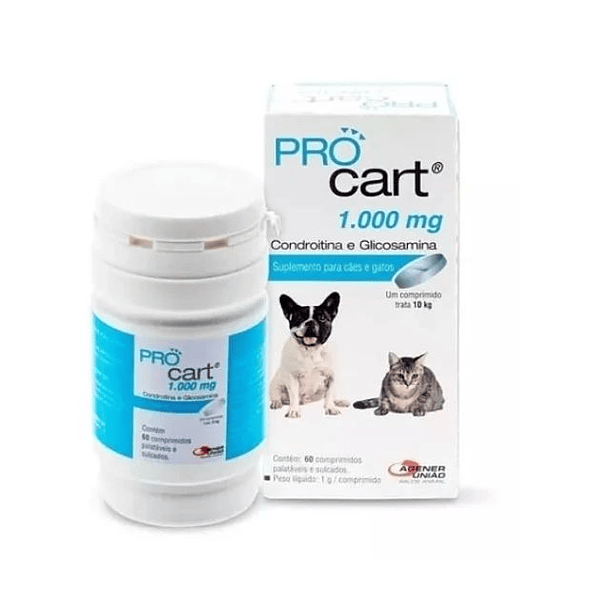Pro Cart 1.000 mg x 60 Comprimidos 