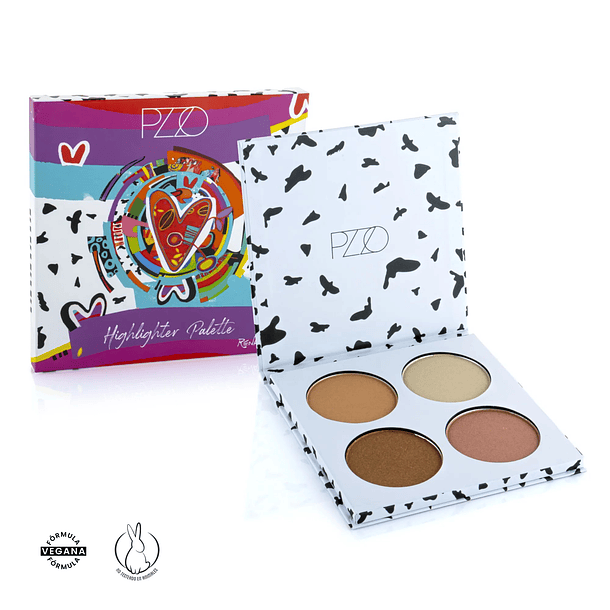 Petrizzio Highlighter Palette Iluminador 