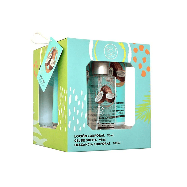 Spa Be Coconut Locion + Gel Ducha + Fragancia 