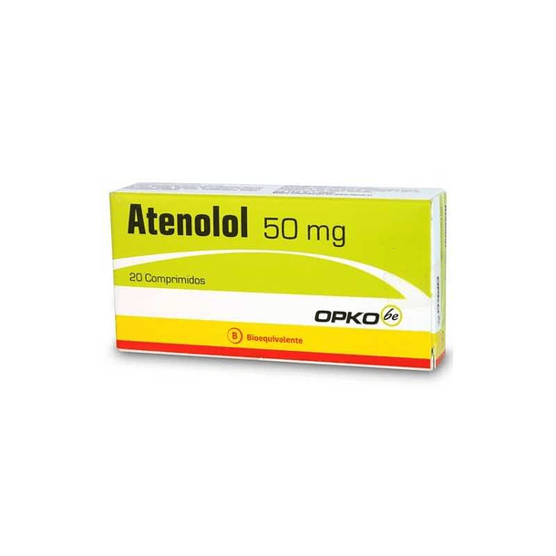 Atenolol 50 mg x 20 Comprimidos  