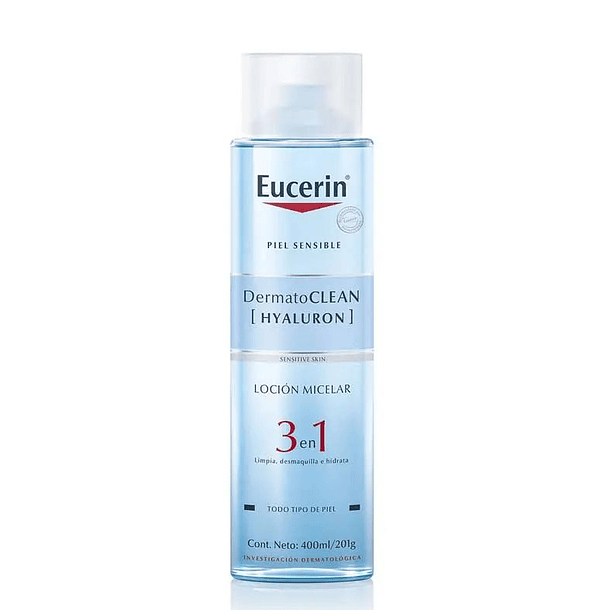 Eucerin Dermatoclean 3 En 1 Agua Micelar x 400 ml 