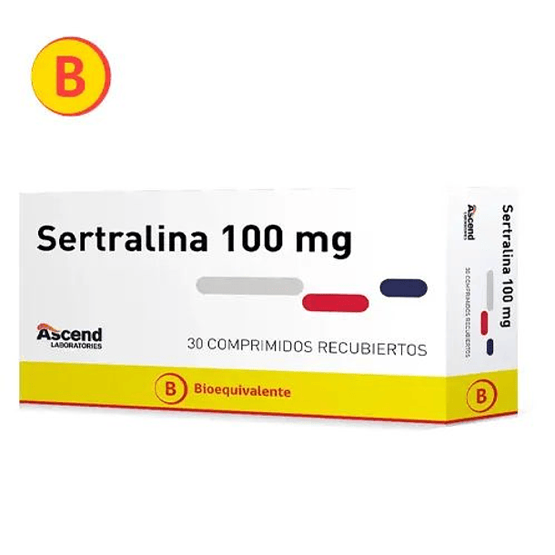 Sertralina 100 mg x 30 Comprimidos  