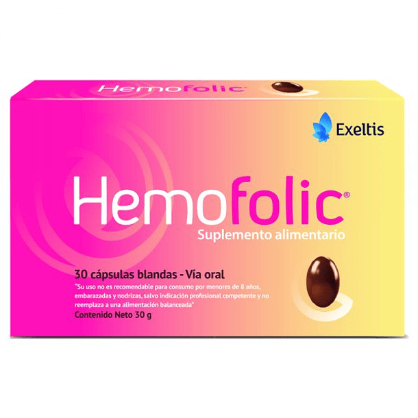 Hemofolic x 30 Cápsulas Blandas 