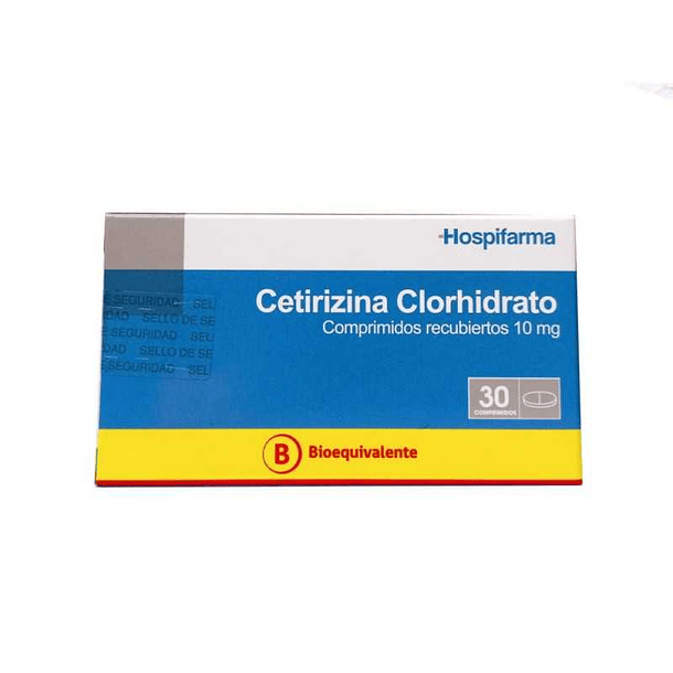 Ceterizina 10 mg x 30 Comprimidos 