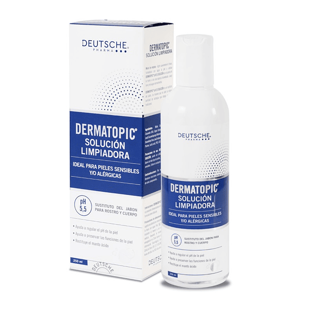 Dermatopic Solución Limpiadora x 250  ml 
