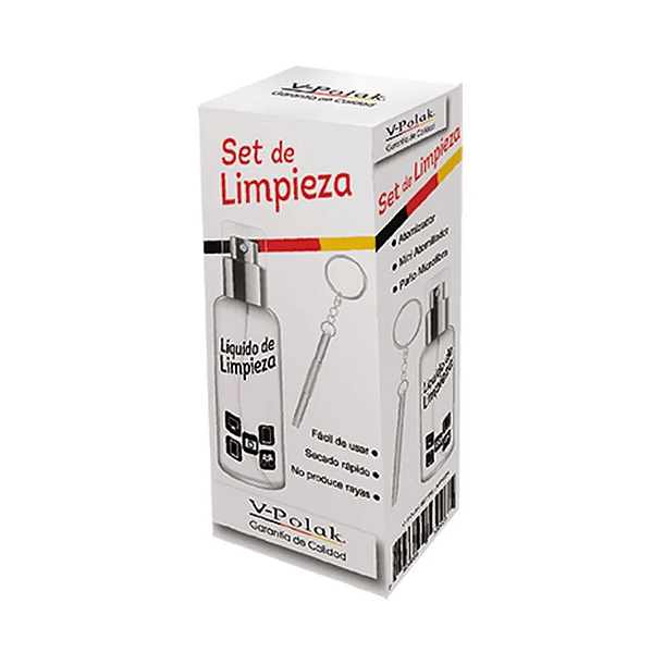 Set De Limpieza De Lentes Caja  V - Polak 
