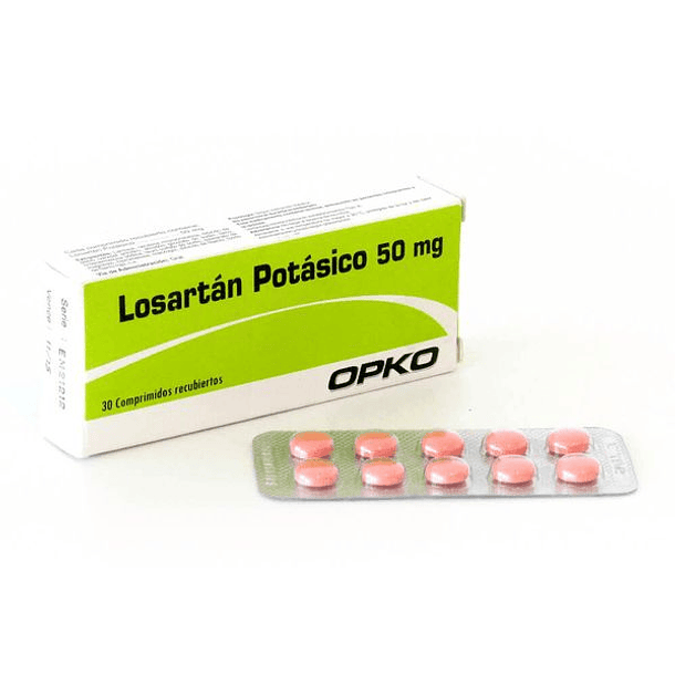 Losartan 50 mg /Hidroclorotiazida 12,5 mg x 30 Comprimidos  